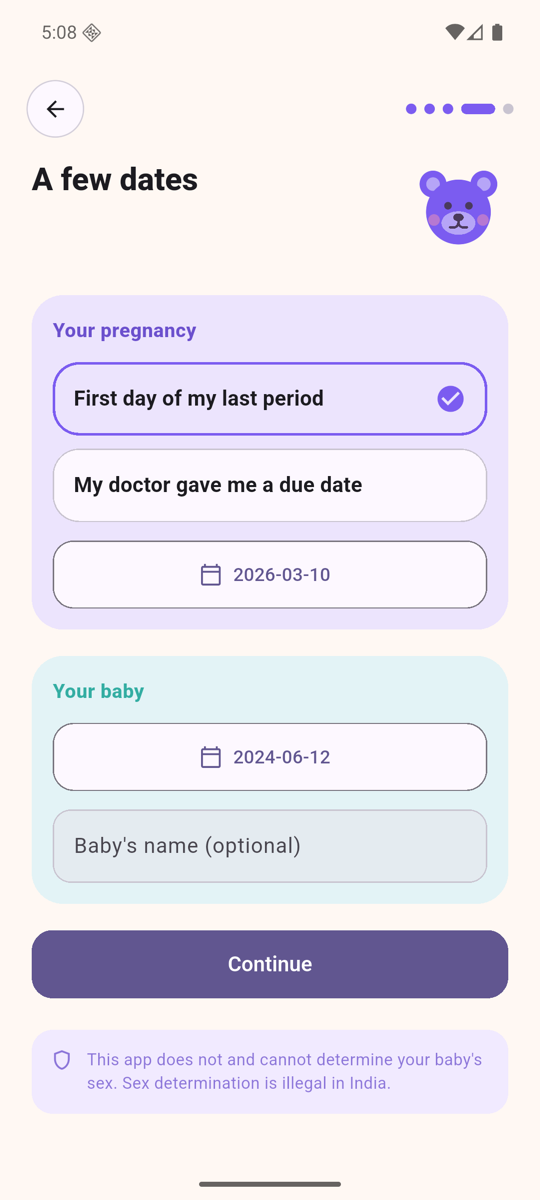 Adding your dates